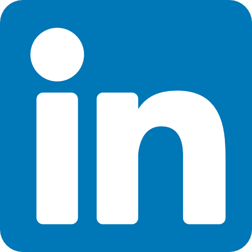 Logo of LinkedIn social media platform. Logo shows the letters I and N in lower case letters in white with a blue backgrond